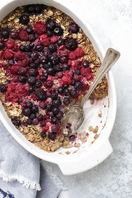 Triple Berry Baked Oatmeal